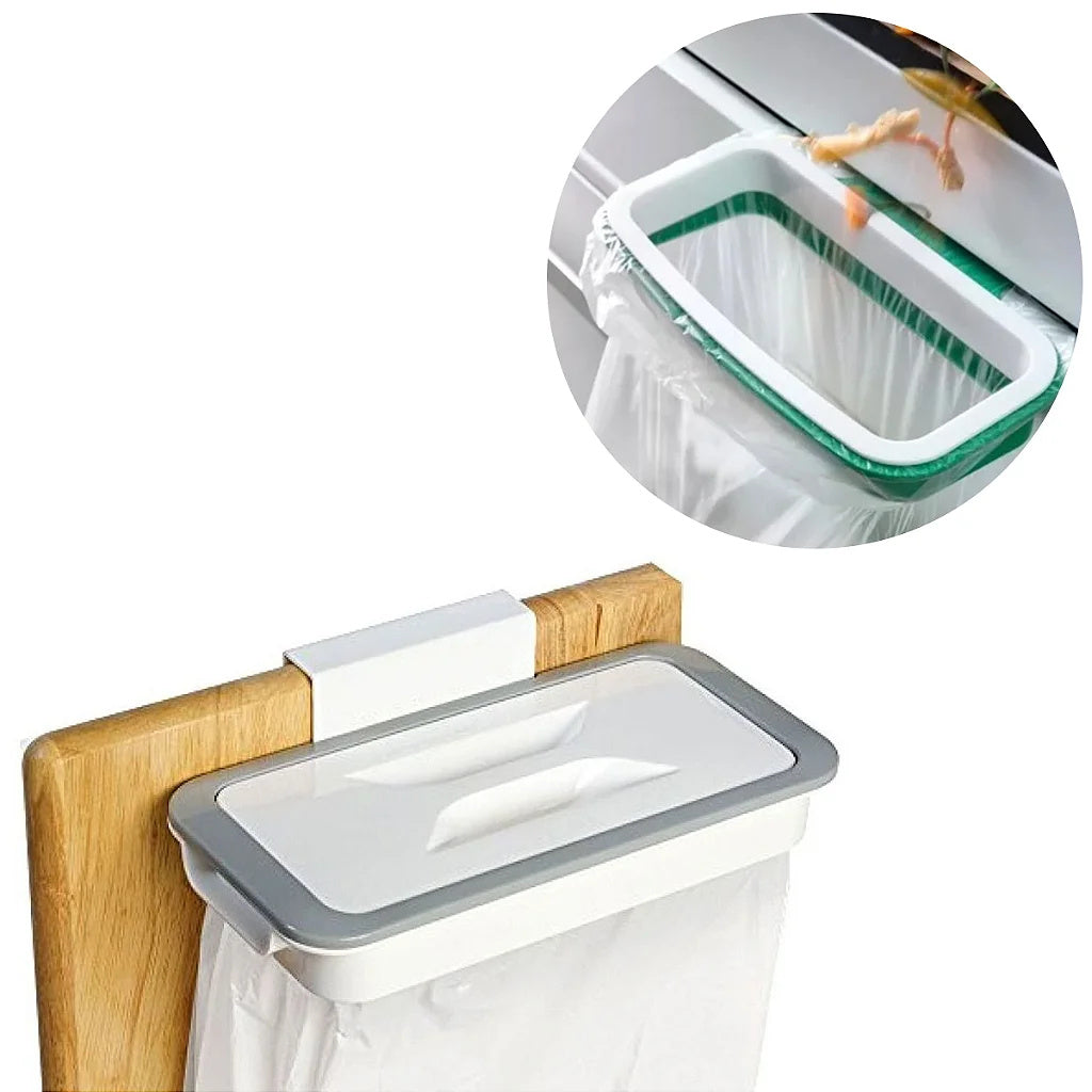 Kitchen Trash With Portable Lid For Door Basket