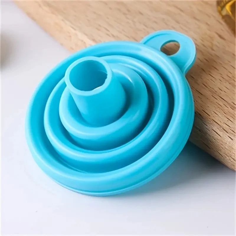 Collapsible Funnel Foldable Multi-caliber Suitable For Kitchen Supplies Collapsible Kitchen Funnel Oil Honey Funnel Kitchen