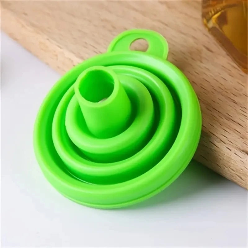 Collapsible Funnel Foldable Multi-caliber Suitable For Kitchen Supplies Collapsible Kitchen Funnel Oil Honey Funnel Kitchen