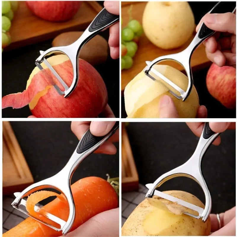 1PC Stainless Steel Vegetable Peeler Potato Peeler Multi-function Carrot Grater Fruit Tools Kitchen Accessories Cuisine Pelador